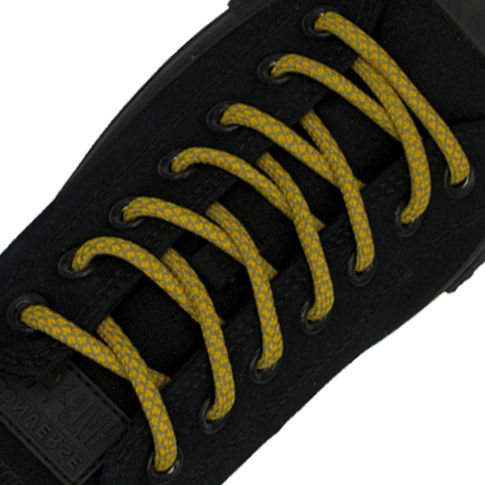 Reflective Shoelaces Round Sport Sneakers Casual Laces