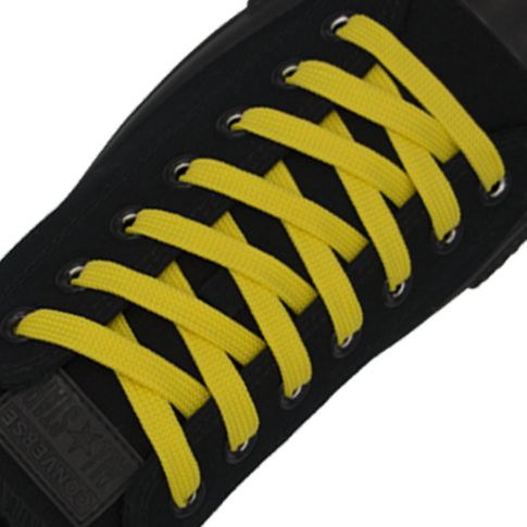 Sport Shoelace Flat - Yellow Width 1cm