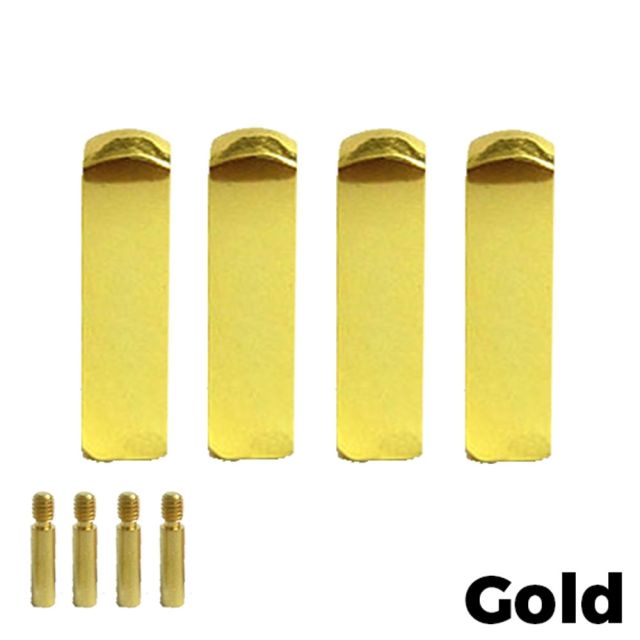 Aglet Lace Tips Metal Screw On - Gold (4 Pcs) 3