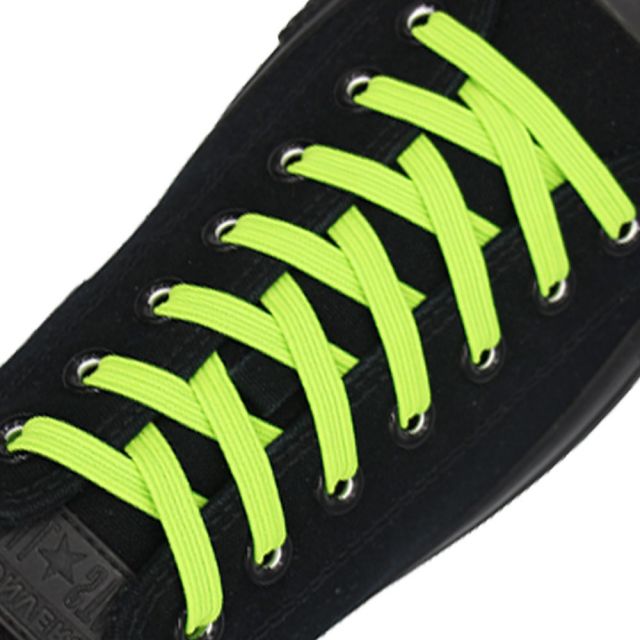 Green Elastic Shoelace - 30cm Length 8mm Width
