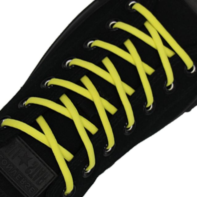 Lemon Yellow Elastic Shoelace - 30cm Length 5mm Diameter