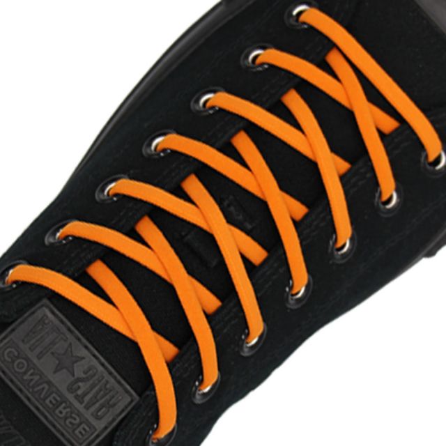 Orange Elastic Shoelace - 30cm Length 5mm Diameter