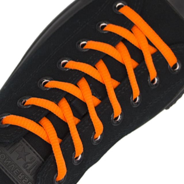 Oval Diameter Ø4mm | Orange Red | Sports Shoelace